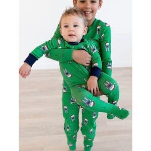 Hanna Andersson Baby 9-12 Mos (70) Santa Robot Sleeper BUY 2 GET 1 FREE